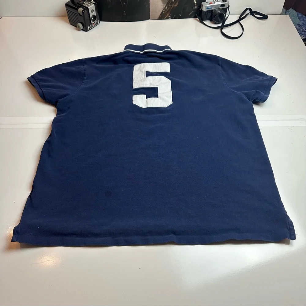 Ralph Lauren Paris Navy Polo Shirt